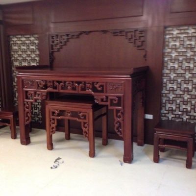 Kệ thờ gỗ gụ